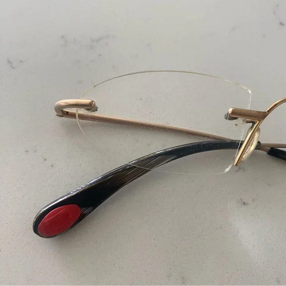BUGATTI 356 10 LODOTYPE RIMLESS DESIGNER FRAME MEN Clear Eyeglasses